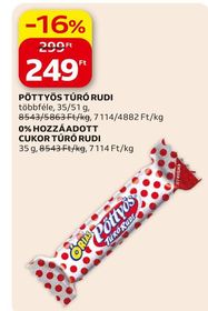 Pöttyös PÖTTYÖS TÚRÓ RUDI – Auchan