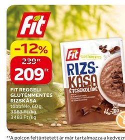 Fit FIT REGGELI GLUTÉNMENTES RIZSKÁSA – Auchan