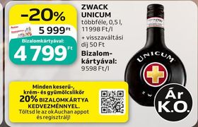 Zwack ZWACK UNICUM – Auchan