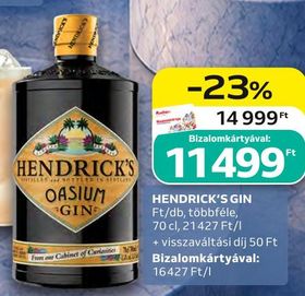 Hendrick's HENDRICK'S GIN – Auchan