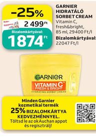 Garnier GARNIER HIDRATÁLÓ SORBET CREAM – Auchan