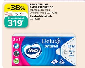 Zewa ZEWA DELUXE PAPÍR ZSEBKENDŐ – Auchan
