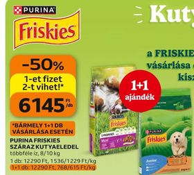 Purina PURINA FRISKIES SZÁRAZ KUTYAELEDEL – Auchan