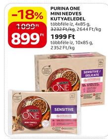 PURINA ONE MINI NEDVES KUTYAELEDEL – Auchan