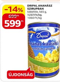 DRIPAL ANANÁSZ SZIRUPBAN – Auchan