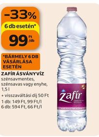 Zafír ZAFÍR ÁSVÁNYVÍZ – Auchan