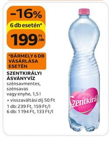 Szentkirályi SZENTKIRÁLYI ÁSVÁNYVÍZ – Auchan