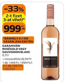 Garamvári GARAMVÁRI ROSÉGOLD VAGY SAUVIGNON BLANC – Auchan