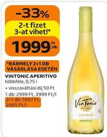 Vintonic VINTONIC APERITIVO – Auchan