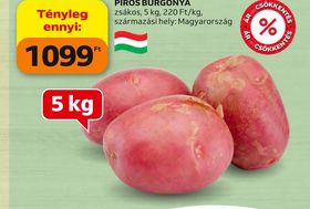 PIROS BURGONYA – Auchan