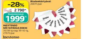 Inextenso INEXTENSO NŐI 10 PÁRAS ZOKNI – Auchan