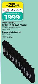 Inextenso INEXTENSO FÉRFI 10 PÁRAS ZOKNI – Auchan
