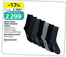 Inextenso INEXTENSO FÉRFI 5 PÁRAS ZOKNI – Auchan