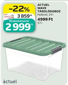 ACTUEL WAVE TÁROLÓDOBOZ – Auchan