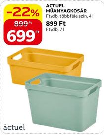 ACTUEL MŰANYAGKOSÁR – Auchan