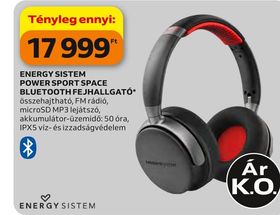 ENERGY SISTEM POWER SPORT SPACE BLUETOOTH FEJHALLGATÓ – Auchan