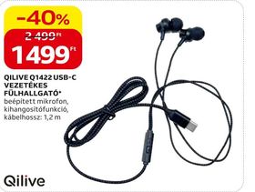 Qilive QILIVE Q1422 USB-C VEZETÉKES FÜLHALLGATÓ – Auchan