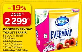 Ooops! OOOPS! EVERYDAY TOALETTPAPÍR – Auchan