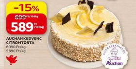 AUCHAN KEDVENC CITROMTORTA – Auchan