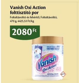Vanish Oxi Action folttisztító por – Ecofamily