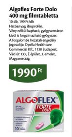 Opella Healthcare Commercial Kft. Algoflex Forte Dolo 400 mg filmtabletta – Ecofamily