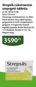 Reckitt Benckiser Kft. Strepsils cukormentes szopogató tabletta – Ecofamily