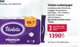 Violeta toalettpapír – Ecofamily