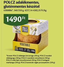 POLCZ adalékmentes, gluténmentes készétel – Ecofamily