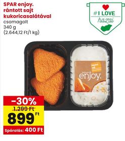 SPAR enjoy. rántott sajt kukoricasalátával – Spar