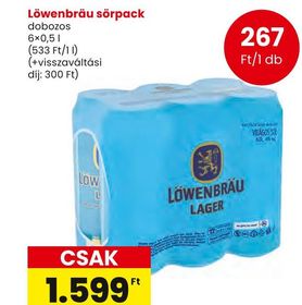 Löwenbräu sörpack – Spar