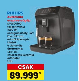 PHILIPS Automata eszpresszógép – Spar