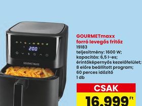 GOURMETmaxx forró levegős fritőz – Spar