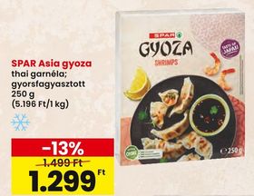 SPAR Asia gyoza thai garnéla – Spar