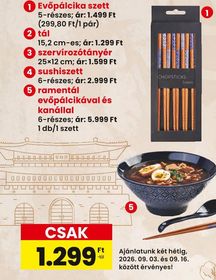 Evőpálcika szett – Spar
