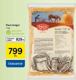 Paco bulgur – Tesco