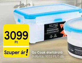 Go Cook ételtároló – Tesco