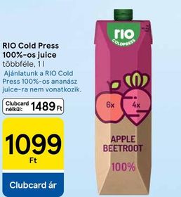 RIO Cold Press 100%-os juice – Tesco