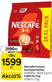 Nescafé instant kávéspecialitás – Tesco