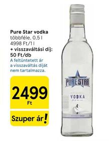 Pure Star vodka – Tesco