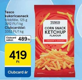 Tesco kukoricasnack – Tesco