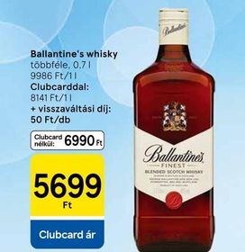 Ballantine's whisky – Tesco