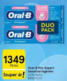 Oral-B Pro-Expert Sensitive fogkrém – Tesco