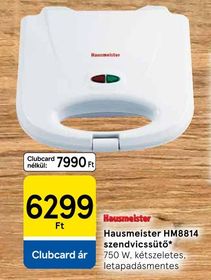 Hausmeister HM8814 szendvicssütő – Tesco