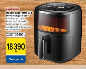 Hausmeister HM6933 forrólevegős sütő – Tesco