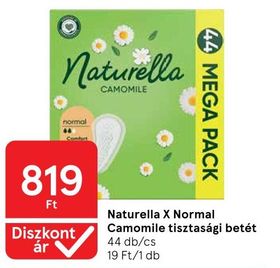 Naturella X Normal Camomile tisztasági betét – Tesco