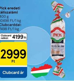 Pick eredeti téliszalámi – Tesco