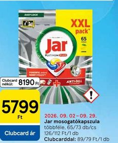 Jar mosogatókapszula – Tesco