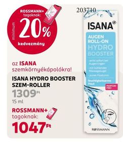ISANA HYDRO BOOSTER SZEM-ROLLER – Rossmann
