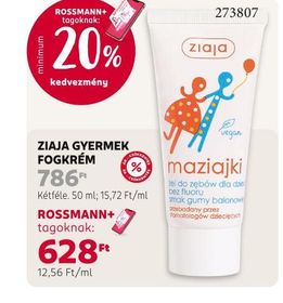 Ziaja ZIAJA GYERMEK FOGKRÉM – Rossmann