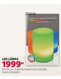 LED LÁMPA – Rossmann